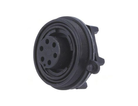 Złącze okrągłe gniazdo żeńskie PIN: 6 5A 250V IP68 UL94V-0 PX0738/S