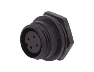 Złącze okrągłe gniazdo żeńskie PIN: 4 125V bez styków IP68 PX0412/04S