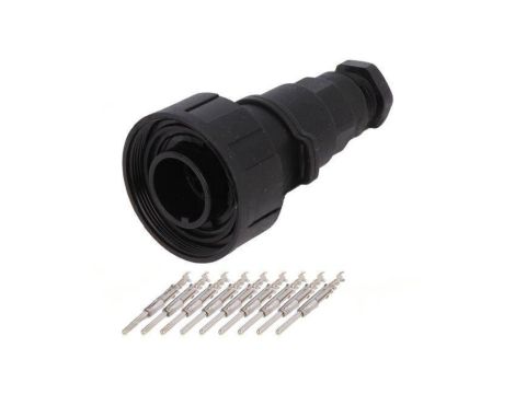 Złącze okrągłe wtyk męskie PIN: 9 5A 150V Standard Buccaneer PX0728/P