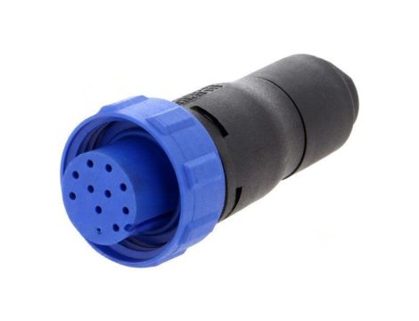Złącze okrągłe wtyk żeńskie PIN: 12 50V bez styków IP68 PX0410/12S/6065