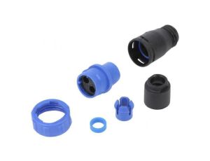 Złącze okrągłe wtyk żeńskie PIN: 2 250V bez styków IP68 PX0410/02S/5560