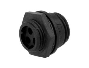 Złącze okrągłe gniazdo żeńskie PIN: 3 250V bez styków IP68 PX0412/03S