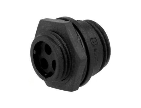 Złącze okrągłe gniazdo żeńskie PIN: 3 250V bez styków IP68 PX0412/03S