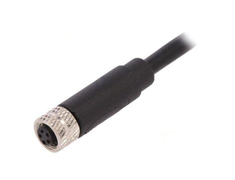 Złącze M8 żeńskie PIN: 5 1,5A 30V IP67 proste przykręcany PXPTPU08FBF05BCL010PUR