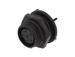Złącze okrągłe gniazdo żeńskie PIN: 6 125V Buccaneer 400 IP68 PX0413/06S/PC