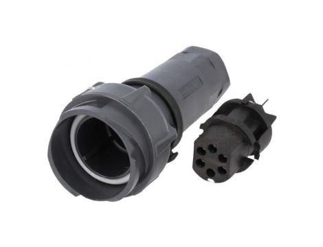 Złącze okrągłe wtyk żeńskie PIN: 6 10A 500V Buccaneer 7000 PXP7011/06S/ST/0709