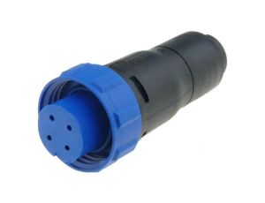 Złącze okrągłe wtyk żeńskie PIN: 4 125V bez styków IP68 PX0410/04S/4550