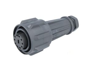 Złącze okrągłe wtyk żeńskie PIN: 10 10A 250V EXPlora IP68 EXP-0911/10/S