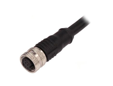 Złącze M12 wtyk żeńskie PIN: 12 proste 1,5A 30V IP67 przewody PXPPVC12FBF12ACL010PVC