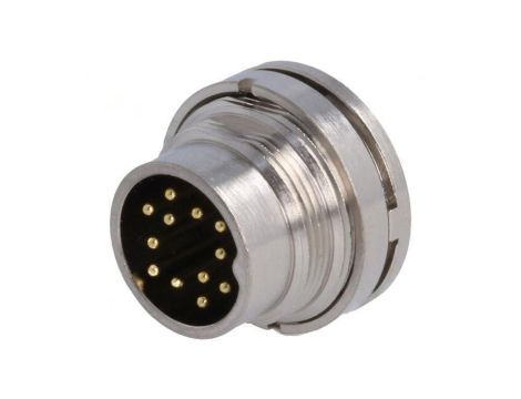 Złącze M16 gniazdo męskie PIN: 12 3A 60V lutowanie proste PXMBNI16RPM12ASCM16