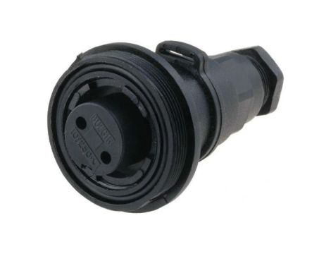 Złącze okrągłe wtyk żeńskie PIN: 2 12A 250V IP68 UL94V-0 PX0737/S