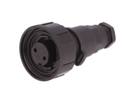 Złącze okrągłe wtyk żeńskie PIN: 2 12A 250V IP68 UL94V-0 PX0736/S