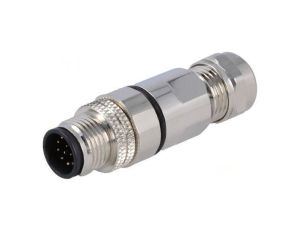 Złącze M12 wtyk PIN: 12 męskie 30V proste IP67 lutowanie 1,5A PXMBNI12FIM12ASCPG7