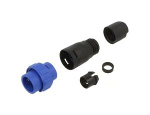 Złącze okrągłe wtyk męskie PIN: 3 250V bez styków IP68 PX0410/03P/6570