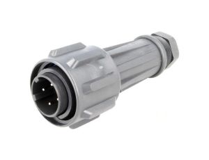 Złącze okrągłe wtyk męskie PIN: 4 18A 600V EXPlora niklowany EXP-0911/04/P