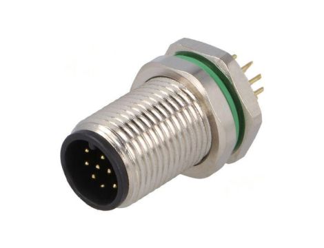 Złącze M12 gniazdo PIN: 12 męskie 30V proste IP67 THT 1,5A PXMBNI12RPM12APCM12