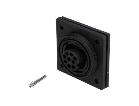 Złącze okrągłe gniazdo żeńskie PIN: 9 5A 150V IP68 UL94V-0 PX0769/S