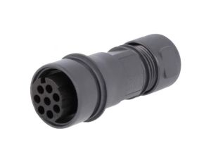 Złącze okrągłe wtyk żeńskie PIN: 8 10A 277V bez styków 79mm PXP6011/08S/CR/0709