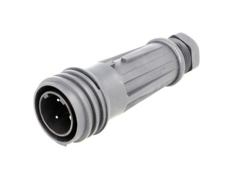 Złącze okrągłe wtyk męskie PIN: 3 18A 600V EXPlora niklowany EXP-0921/03/P