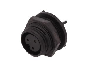 Złącze okrągłe gniazdo żeńskie PIN: 3 250V Buccaneer 400 IP68 PX0413/03S/PC