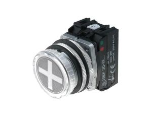 Wskaźnik położenia, czerwony/zielony, 30mm, IP65 NEF30-WPCZ 24-230V AC/DC
