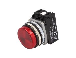 Lampka kontrolna, 30mm, Podświetlenie: LED, Ø30,5mm, 24230VAC, IP20, NEF30 NEF30-LDC 24-230V AC/DC