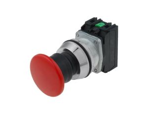 Przełącznik przyciskany, Ilość pozycji stabilnych: 1, NC + NO, czerwony, 30mm NEF30-UDCXY