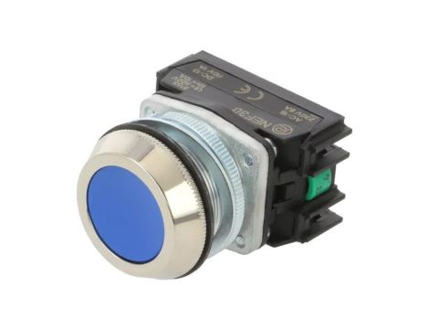 Przełącznik przyciskany, Ilość pozycji stabilnych: 1, NO x2, niebieski, 30mm, IP55 W0-NEF30-K 2X N