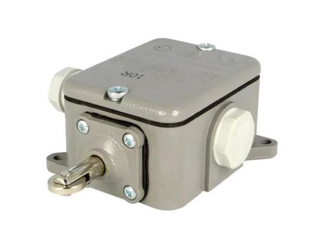 Wyłącznik krańcowy, trzpień z rolką równoległą, NO + NC, 16A LK-10R