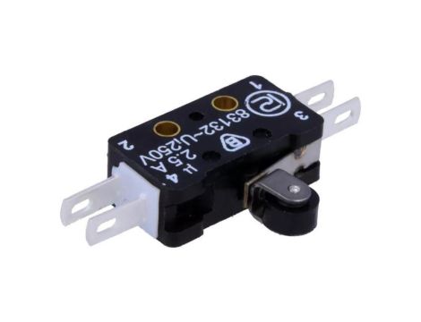 Mikroprzełącznik SNAP ACTION ON-(ON), 2,5A/250VAC 0,3A/220VDC 83 132 S54 ER7.5