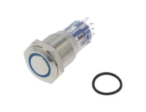 Przełącznik wandaloodporny DPDT 3A/250VAC IP67 ON-(ON) MP0045/1D2BL220S