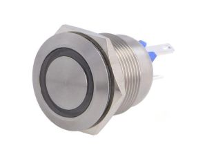 Przełącznik wandaloodporny Poz: 2 SPST-NO 0,05A/24VDC IP66 MPI002/28/BL