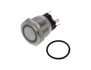 Przełącznik wandaloodporny Poz: 2 SPDT 5A/250VAC IP65 ON-(ON) MP22SMRINRG024S5