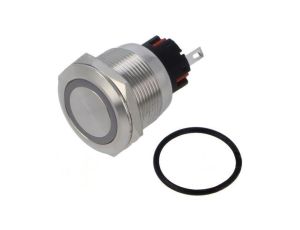 Przełącznik wandaloodporny Poz: 2 SPDT 5A/250VAC IP65 ON-(ON) MP22SMRINRB024S5