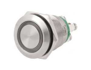 Przełącznik wandaloodporny Poz: 2 SPST-NO 0,05A/24VDC IP66 MPI002/TE/GN/24