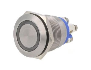 Przełącznik wandaloodporny Poz: 2 SPST-NO 0,05A/3,5VDC IP66 MPI002/TERM/BL