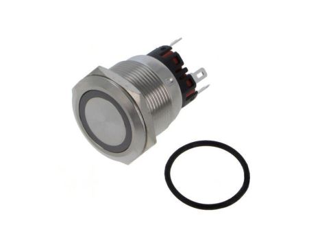 Przełącznik wandaloodporny Poz: 2 SPDT 5A/250VAC IP65 ON-ON MP22SLRINRB024S5