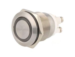 Przełącznik wandaloodporny Poz: 2 SPST-NO 0,05A/24VDC IP66 MPI002/TE/WH/24