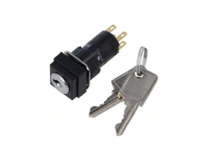 Przełącznik obrotowy z kluczem 16mm Poz.stab 2 NC + NO 51 51-255.022D
