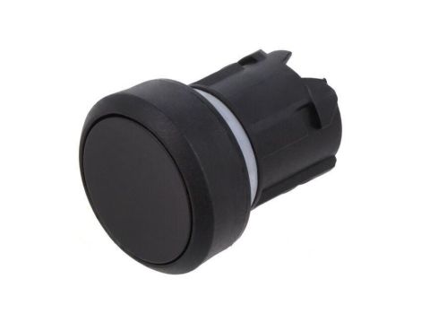 Przełącznik przyciskany 22mm Poz.stab 1 czarny brak płaski 45-2131.1110.000