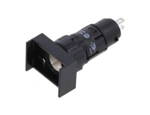 Korpus 16mm 61 Ø16,3mm IP65 plastik Wym.czoła 18x24mm 61-0030.02