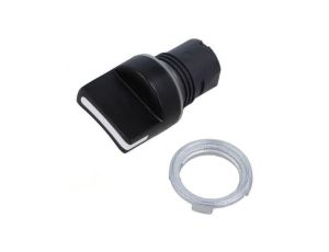 Przełącznik obrotowy 22mm Poz.stab 4 czarny brak IP65 46 46-2818.1CV0.007
