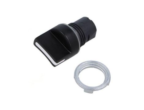Przełącznik obrotowy 22mm Poz.stab 4 czarny brak IP65 46 46-2818.1CV0.007