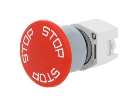 Przełącznik bezpieczeństwa 22mm Poz.stab 2 czerwony brak 704.074.3
