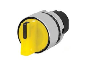 Przełącznik obrotowy 22mm Poz.stab 1 żółty IP65 wystający 46-2W44.3CZ0.001