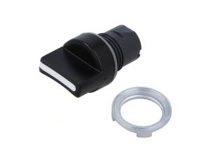 Przełącznik obrotowy 22mm Poz.stab 2 czarny brak IP65 46 46-2828.1CV0.008