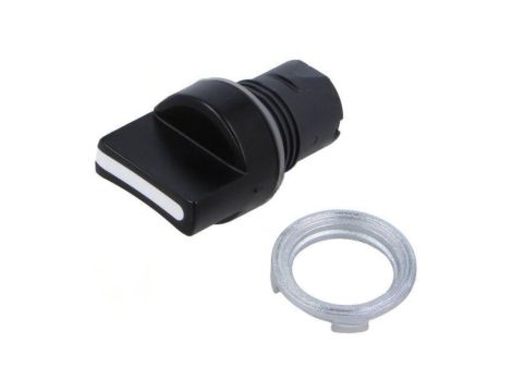 Przełącznik obrotowy 22mm Poz.stab 2 czarny brak IP65 46 46-2828.1CV0.008