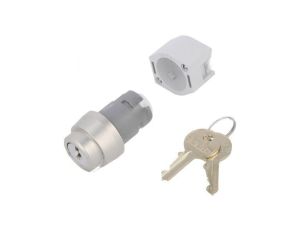 Przełącznik obrotowy z kluczem 22mm Poz.stab 2 srebrny brak 704.121.0