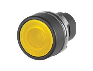 Przełącznik przyciskany 22mm Poz.stab 1 żółty IP65 płaski 46-2231.11G0.000