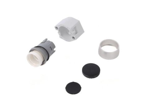 Przełącznik przyciskany 22mm Poz.stab 1 czarny brak IP65 704.012.0